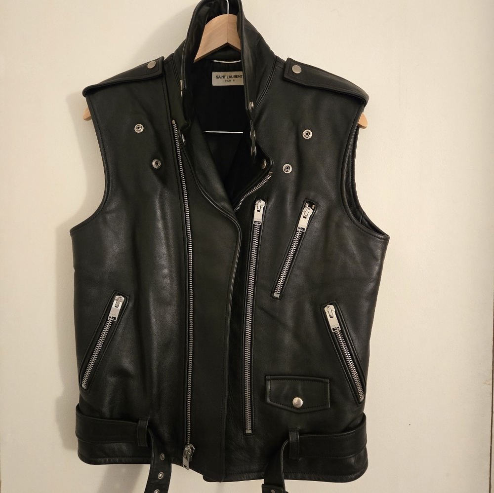 Heidi Saint Laurent Motorcycle Vest